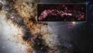 科學家拍到銀河系中心氣體結構 橫跨650光年