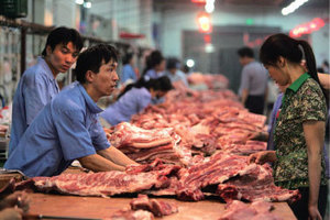 大陸豬肉價漲85% 雞蛋漲34% 引發民怨