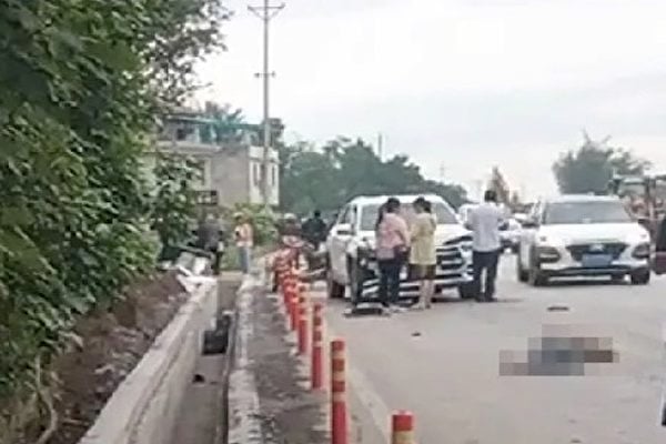 飛來橫禍 四川一轎車撞路人釀5死 畫面曝光