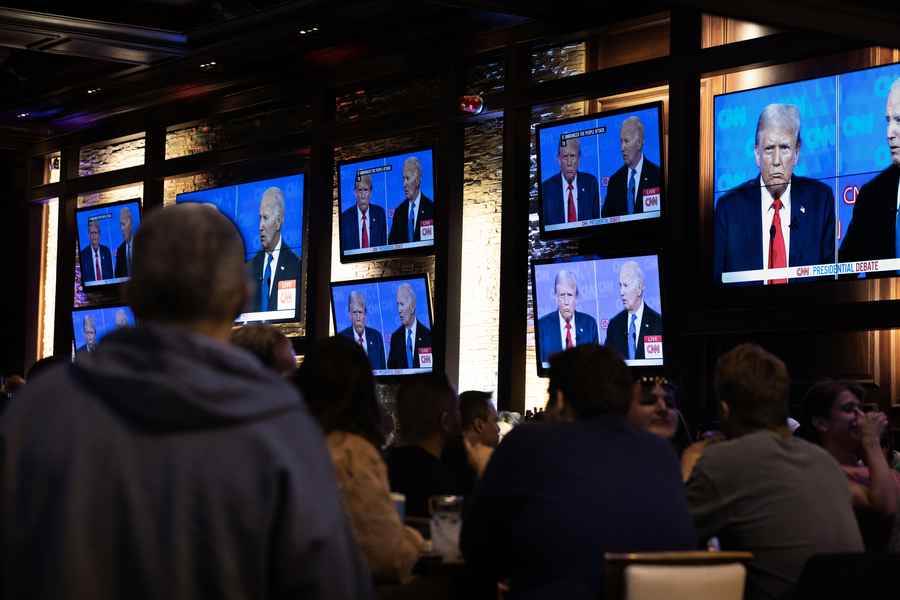 美國大選｜首場辯論電視觀眾少於2020年
