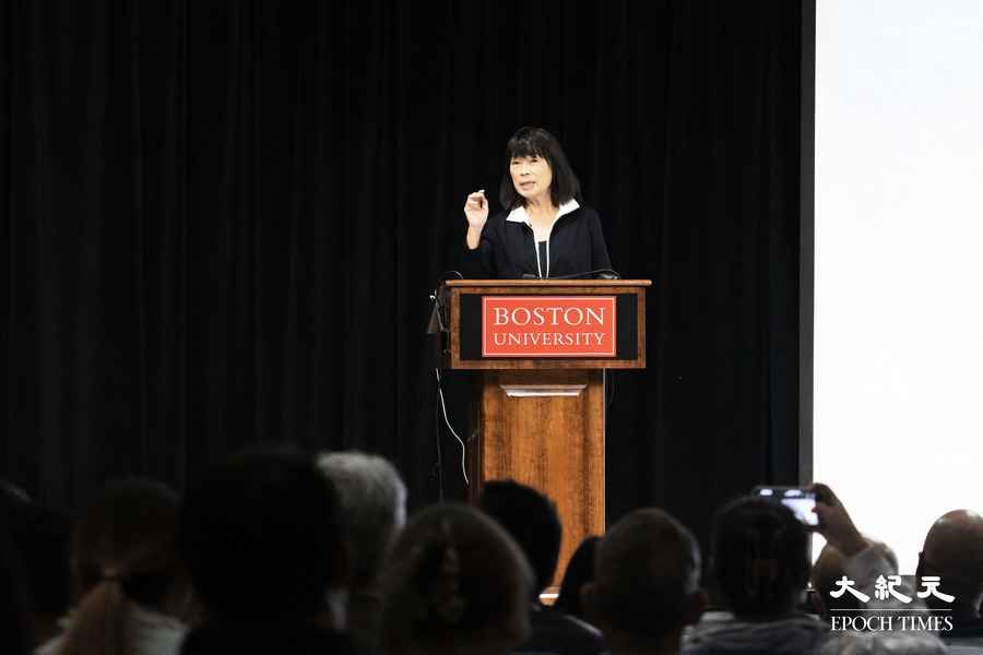龍應台美國演講7場 波士頓首場談台海感想