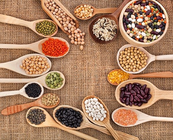 全素者宜善用食物互補法，以獲取完整的胺基酸，如豆類混搭穀類。（Shutterstock）