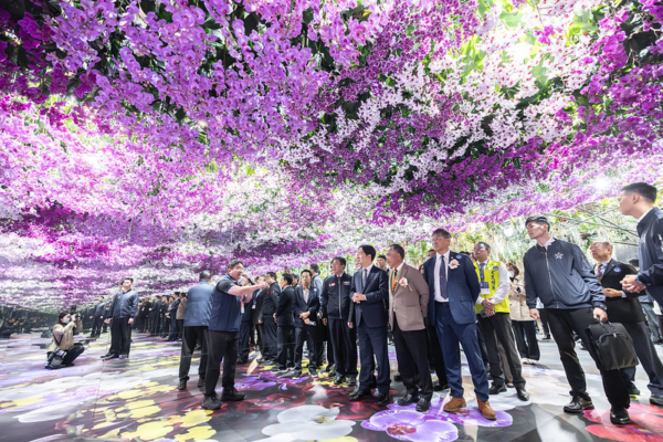 【圖輯】台灣國際蘭花展登場 百花爭豔迎客來