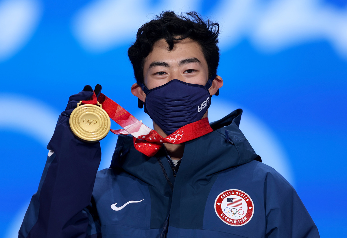 美籍華裔選手陳巍（Nathan Chen）日前在北京冬奧奪下男子花滑金牌（Richard Heathcote/Getty Images）