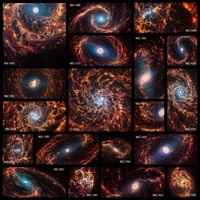 韋伯望遠鏡拍到19個螺旋星系 揭示恆星演化
