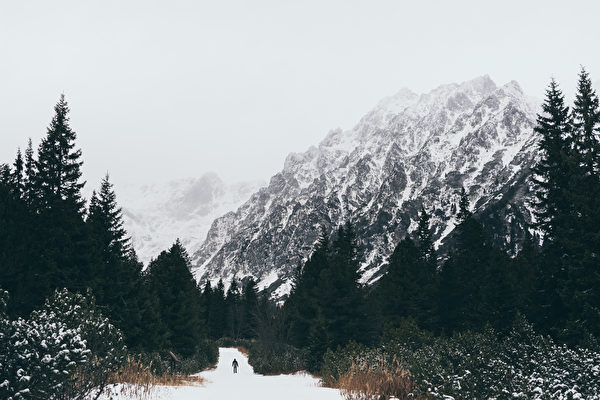 加州內華達山脈鄉下一名男子被GPS誤導至雪山口。圖為示意圖，和本文無關。（shutterstock）