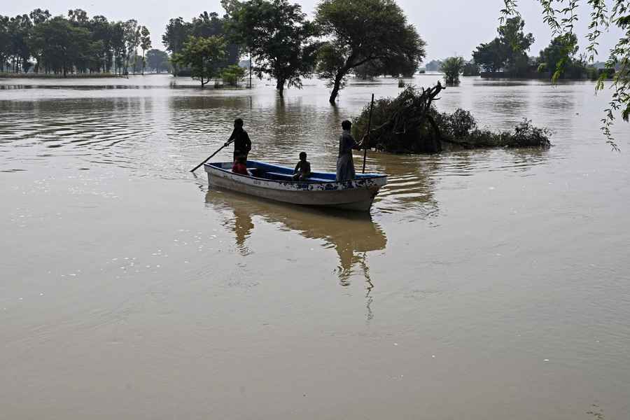 印度水壩洩洪致巴國水災 逾10萬人撤離（多圖）