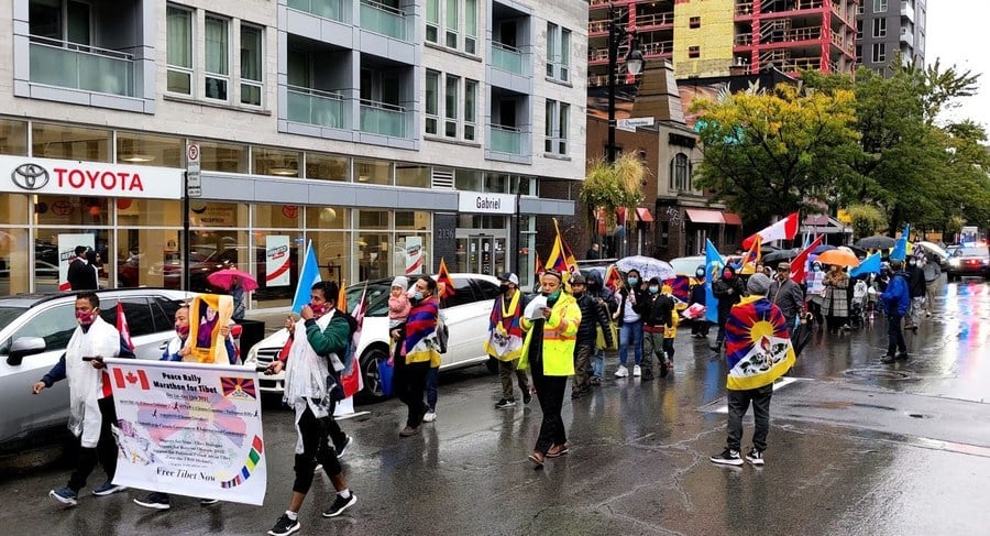 加拿大滿地可多族裔遊行 高喊「中共可恥」