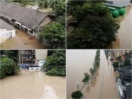 大陸今年主汛期前 79條河已發生超警戒洪水
