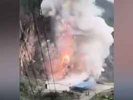  廣西一鞭炮倉庫爆炸 爆炸聲響徹山谷