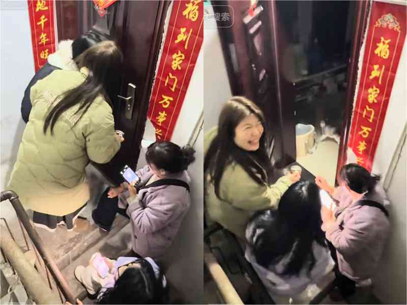 湖北一家除夕夜被鎖門外 愛貓進屋5分鐘解鎖