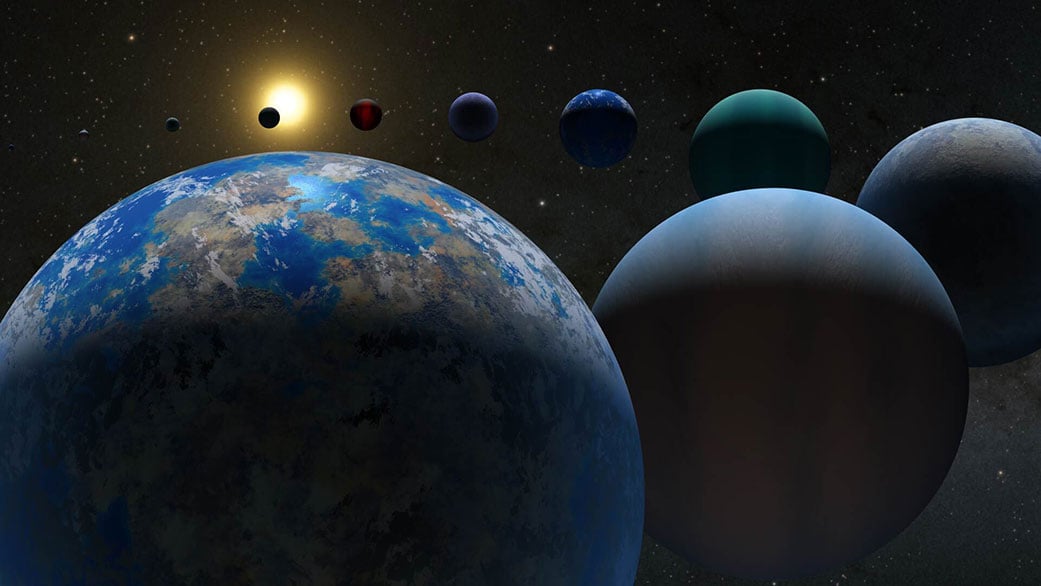 30年以來人類所發現的大量系外行星示意圖。（NASA/JPL-Caltech）