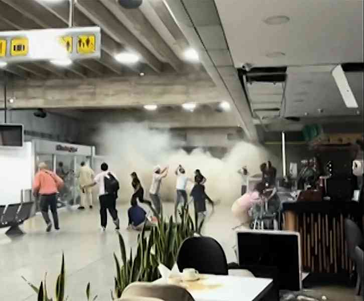 機場天花板崩塌 委內瑞拉罕見雙強震188人死亡