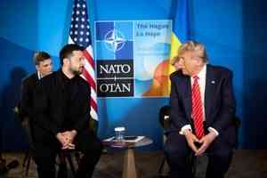 俄攻擊升級 特朗普與澤連斯基討論武器問題