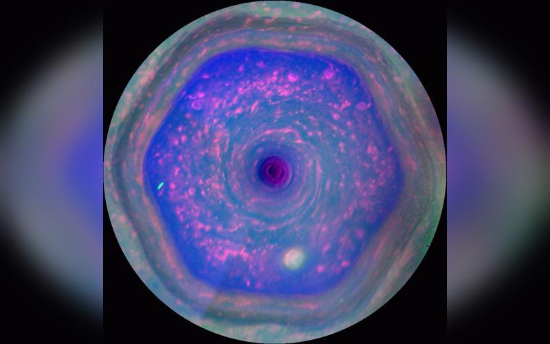 土星北極現神秘「暗珠」 令科學家困惑