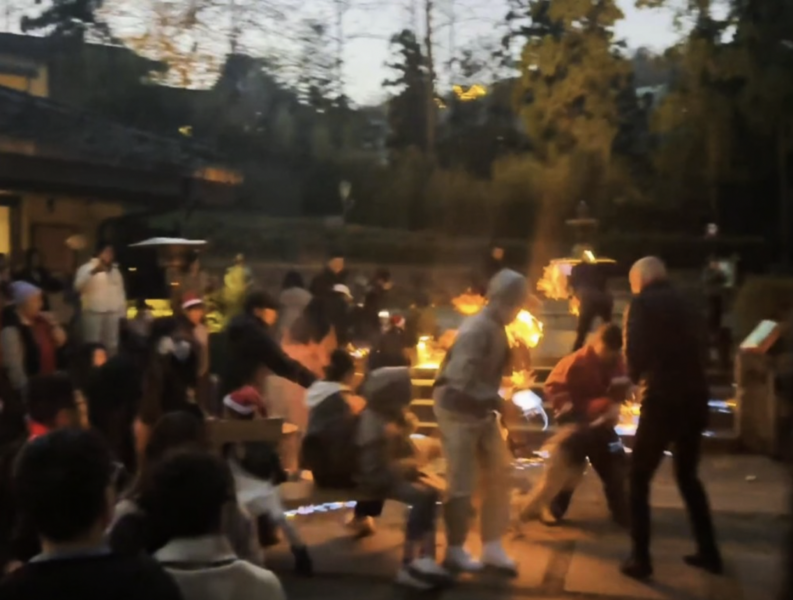 浙江度假村發生意外起火 3人全身著火