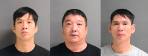 美國佛羅里達警方逮捕三名偷地溝油華人男子