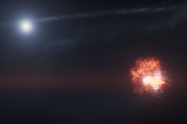 哈勃望遠鏡首次觀測到恆星附近微行星相撞