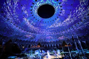 迪拜世界博覽會開幕 展現華麗燈光秀（多圖）