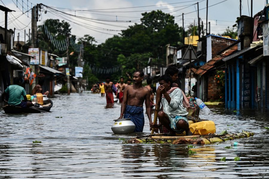 印度西孟加拉邦遭遇洪災 至少23死（多圖）