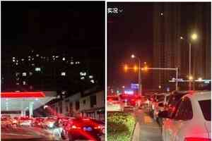 中國油價6連漲 上海加油站現排隊車潮