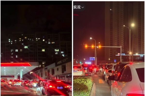 中國油價6連漲 上海加油站現排隊車潮