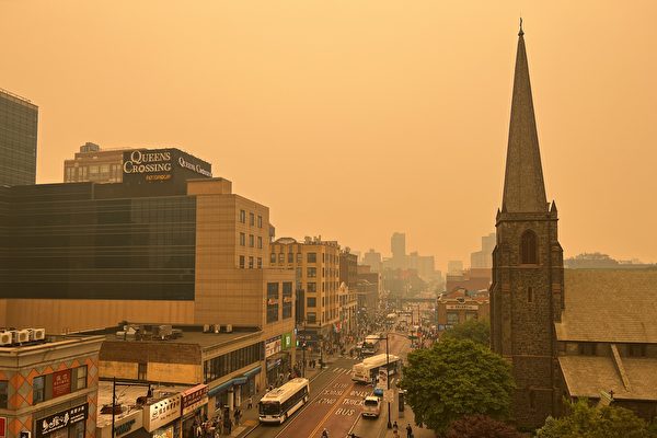 遭加拿大山火濃煙波及  紐約空氣質素史上最差