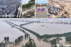 河南三地河壩決堤 洪水肆虐 村民損失慘重