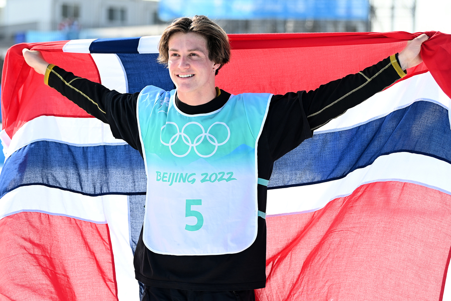 挪威隊奪得冬奧第四枚金牌 暫列金牌榜首位