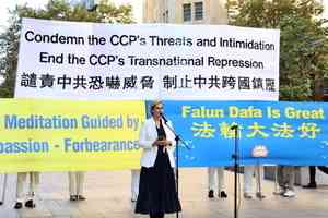 悉尼民眾聲援法輪功 籲制止中共跨國鎮壓
