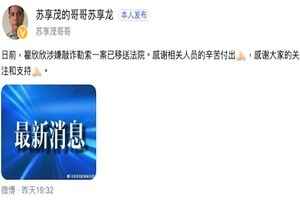 索要千萬逼死丈夫 翟欣欣涉嫌敲詐案移送法院