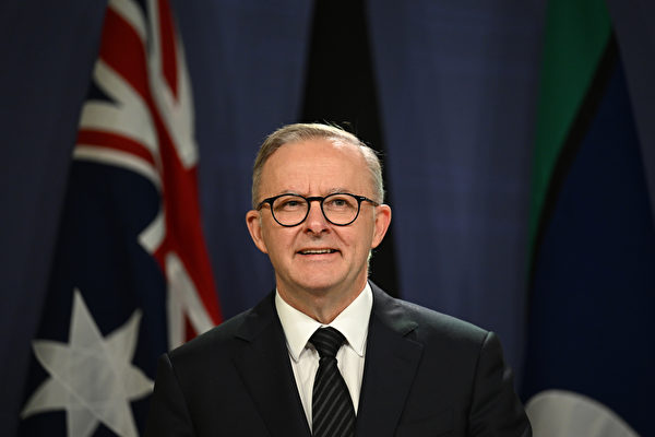 澳洲總理阿爾巴內塞資料圖。（Dean Lewins/AAP）