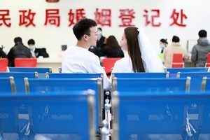 中國第二季結婚登記比第一季減少36.6萬對【有片】