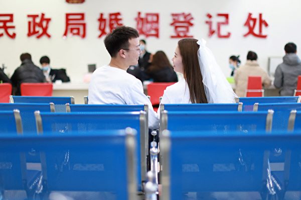 中國第二季結婚登記比第一季減少36.6萬對【有片】