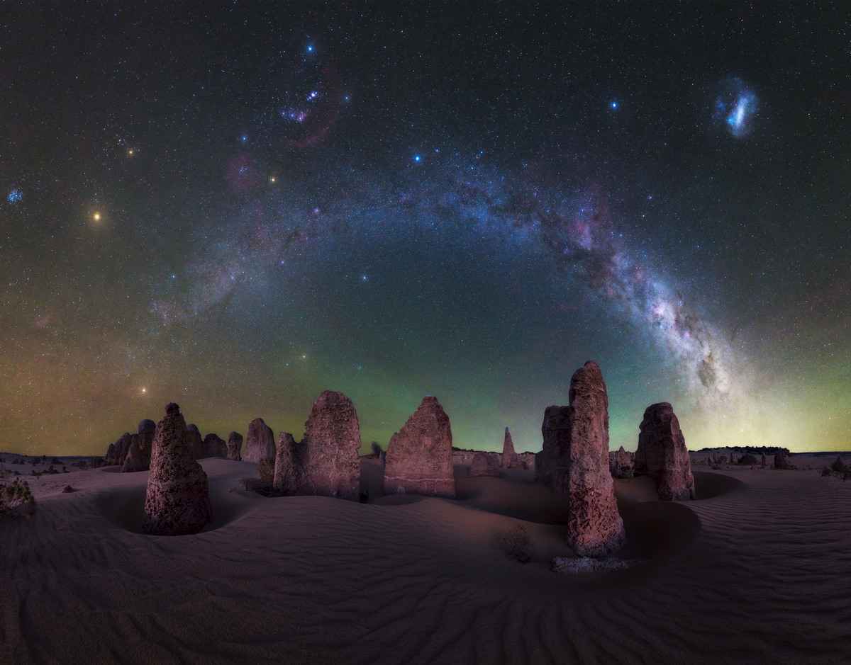 《星際穿越》，地點：澳洲尖峰石陣。（Jose Luis Cantabrana Garcia via Capture the Atlas提供）