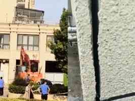 安徽業主私挖地下室 致整棟樓牆面開裂