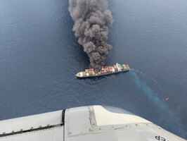 萬海貨輪印度外海起火 4人失聯含2台灣人