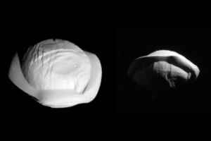NASA公布圖片：土星的衛星長得像雲吞