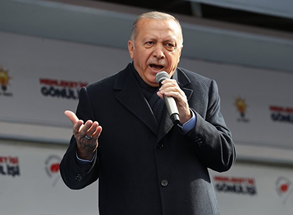 土耳其總統埃爾多安（Recep Tayyip Erdogan）資料照。（ADEM ALTAN/AFP/Getty Images）
