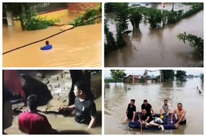 【一線採訪】村民加高河堤自救 官兵毀堤洩洪