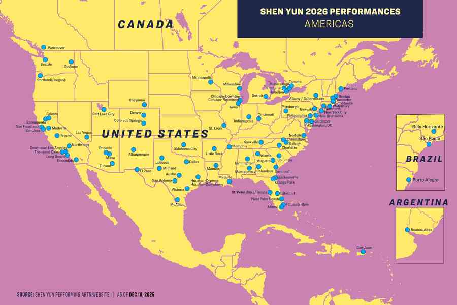 迎二十周年 神韻開啟2026巡演 政要致賀