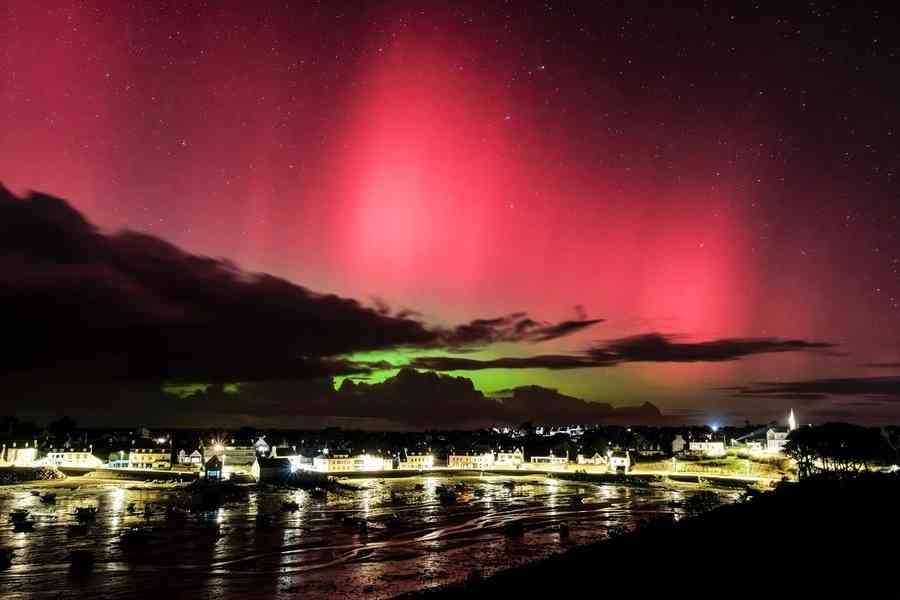 【圖輯】劇烈磁暴來襲 歐美多地現壯麗極光
