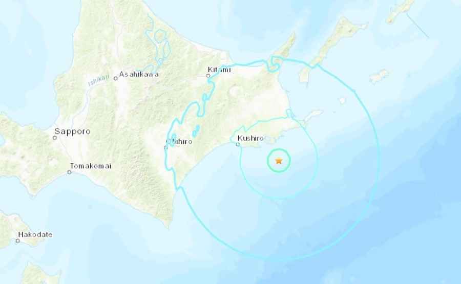 日本北海道發生6.1級地震