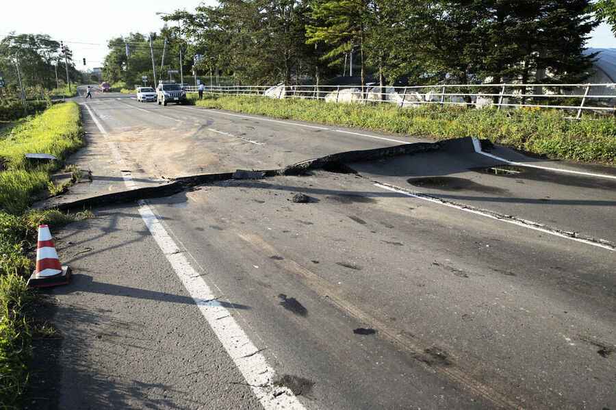 日本北海道附近海域發生6.1級地震