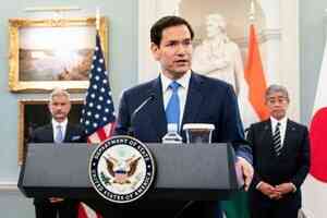 美日印澳外長會談 聚焦關鍵礦產供應鏈多樣化