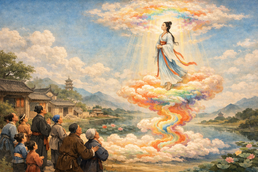 不求仙道自成仙 凡間孝婦天界貴賓