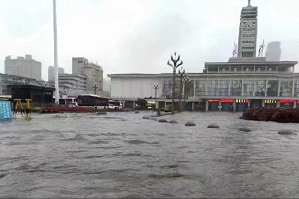 長沙1小時雨量如54個西湖 火車站、地鐵被淹