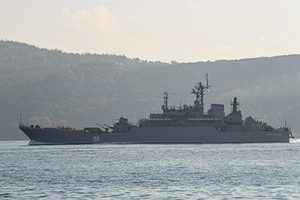 烏克蘭稱在黑海擊沉俄羅斯大型登陸艦