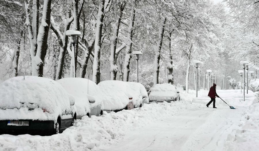 歐洲多國降罕見大雪 交通受阻學校關閉