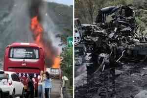 山西氣罐車爆炸僅剩金屬架 親歷者：腿都軟了
